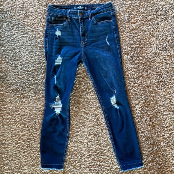 Hollister Denim - Hollister Classic Stretch High Rise Crop Super Skinny